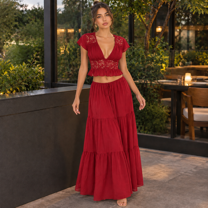 Marguerite-Eve Lace Set