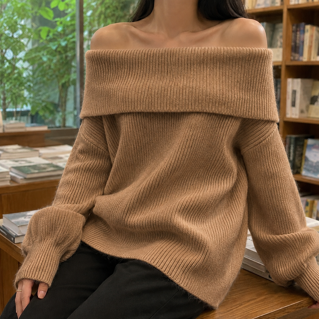 Mercedes Off-Shoulder Sweater