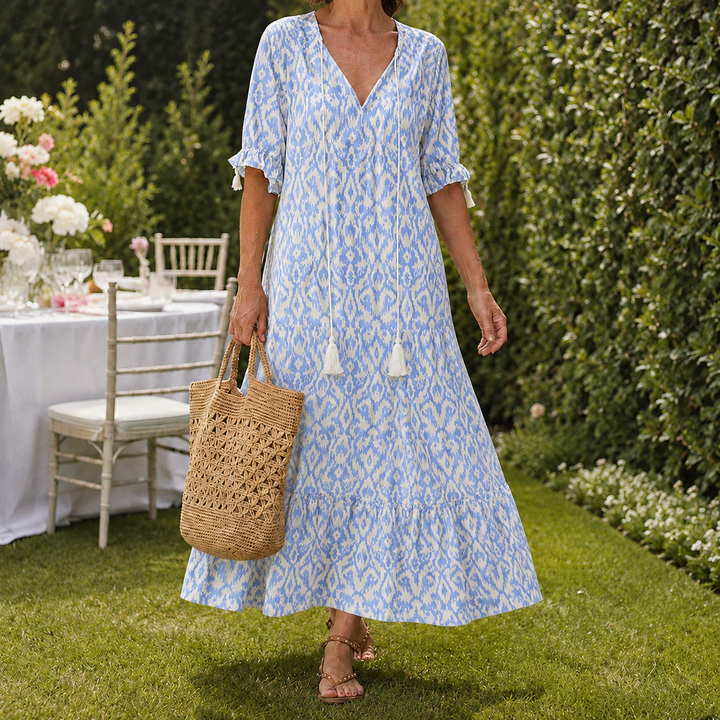 Ada Ikat Maxi Dress