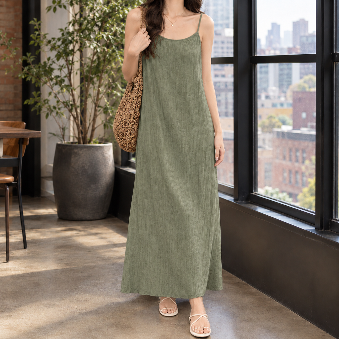 Bronwen Pleated Maxi Dress