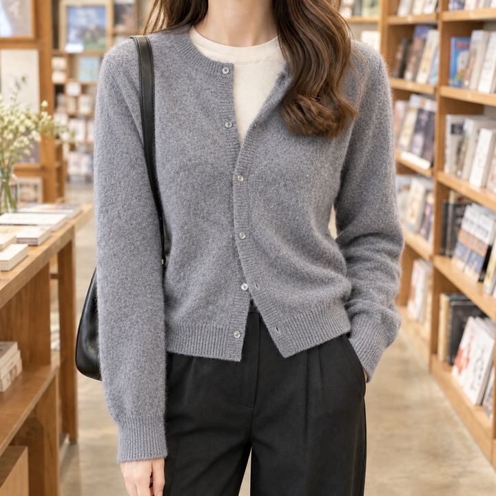 Augustine Round Neck Cardigan
