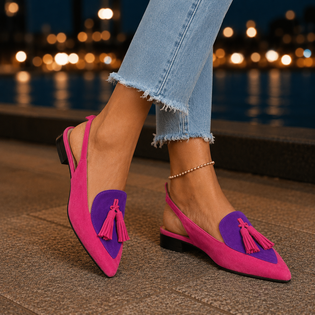 Caruso Tassel Slingbacks