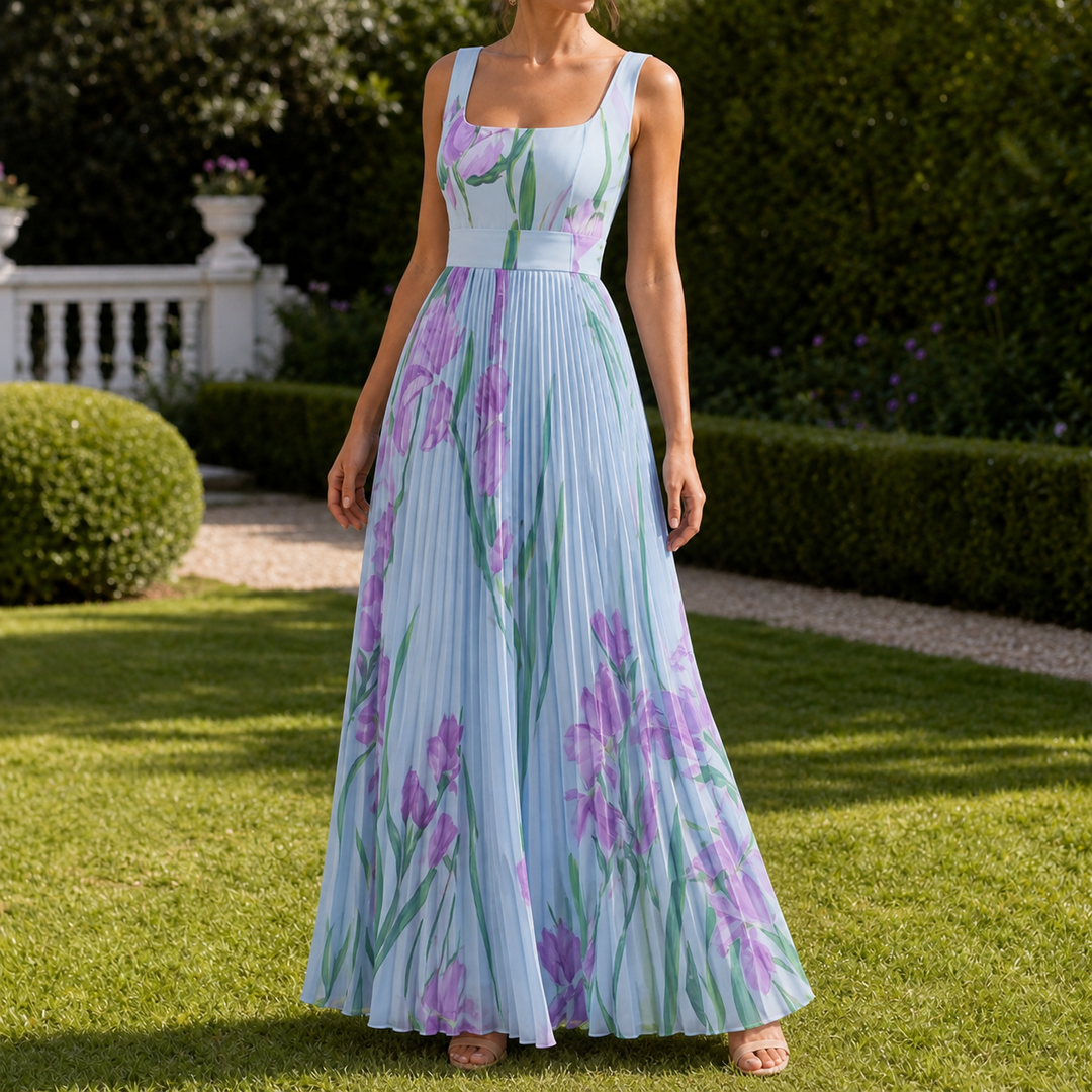 Orla-Grace Pleated Maxi Dress