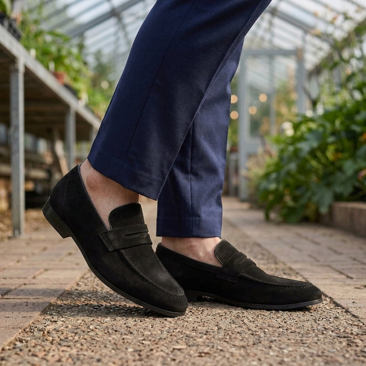 Dario Suede Penny Loafers