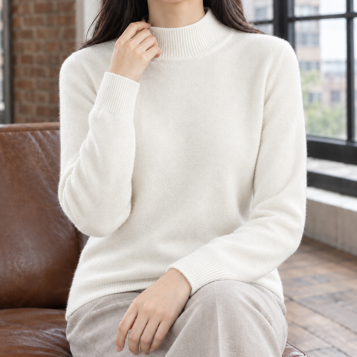 Jocasta Mock Neck Sweater