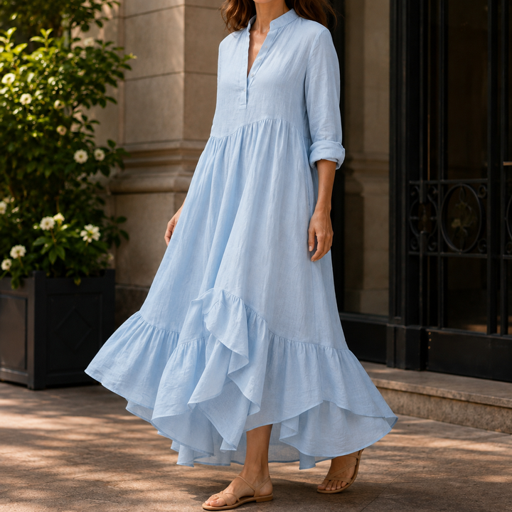 Anais Ruffle Maxi Dress