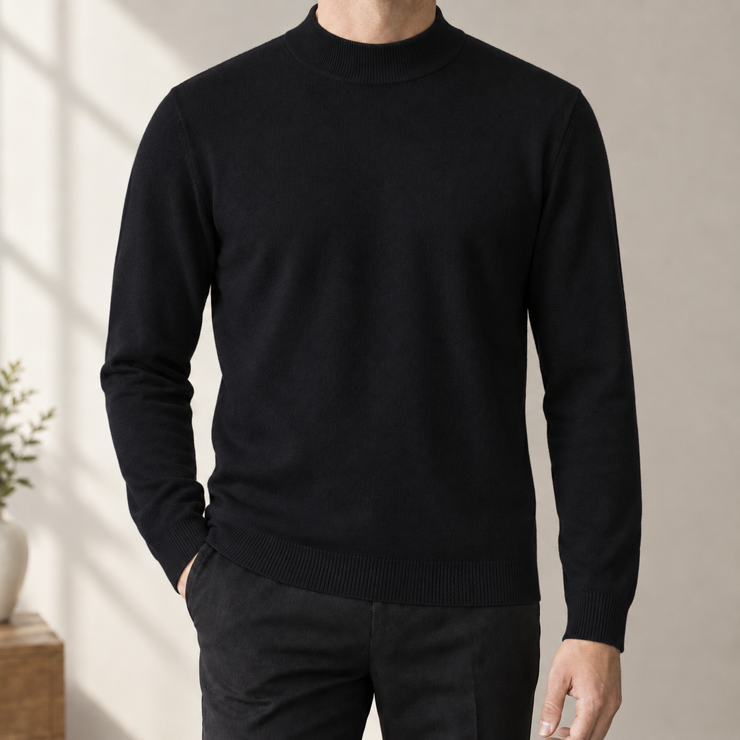 Alphonse Mock Neck Sweater