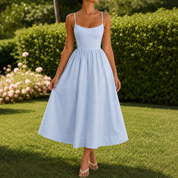 Bianca-Jane Scoop Neck Dress