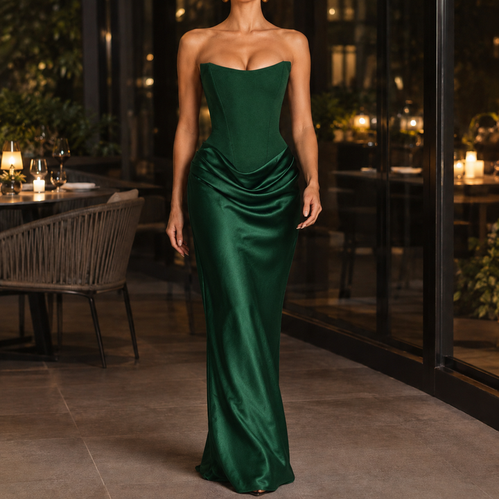 Gwendolen Corset Maxi Dress