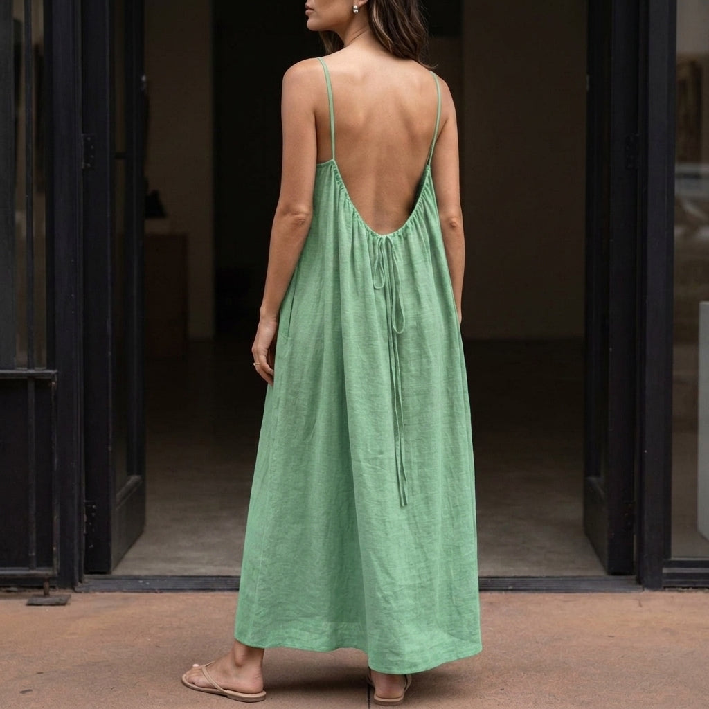 Romy Backless Maxi Dress