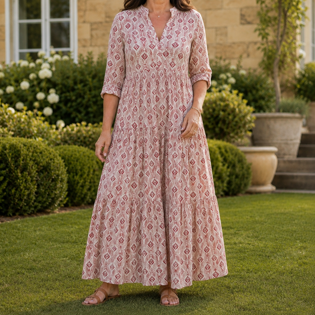 Honora Tiered Maxi Dress