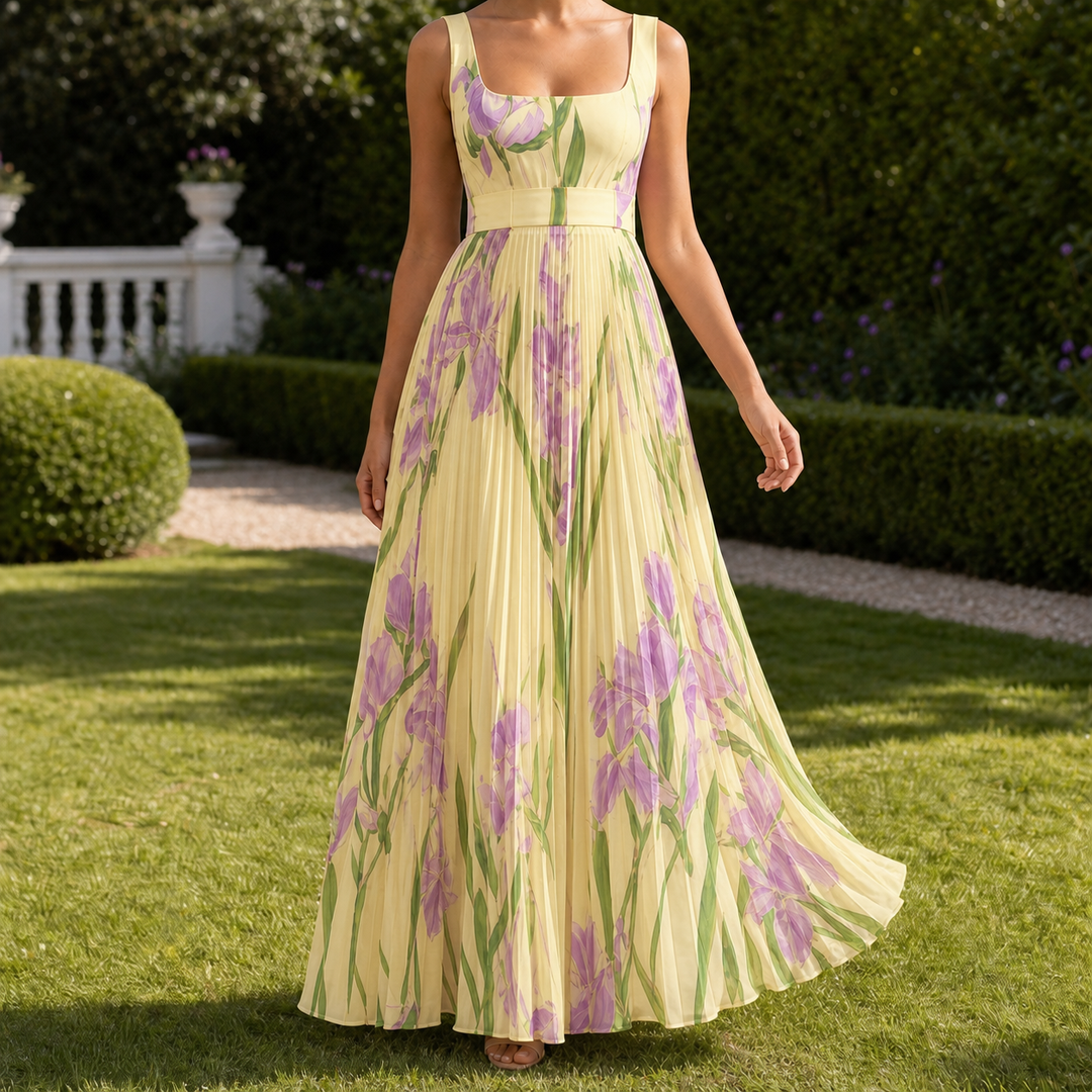 Orla-Grace Pleated Maxi Dress
