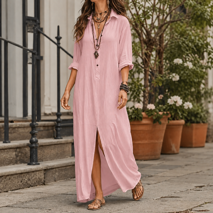 Marcella Maxi Shirt Dress
