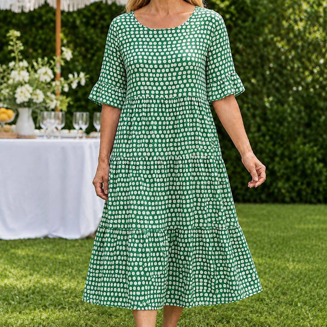 Hazel Tiered Midi Dress
