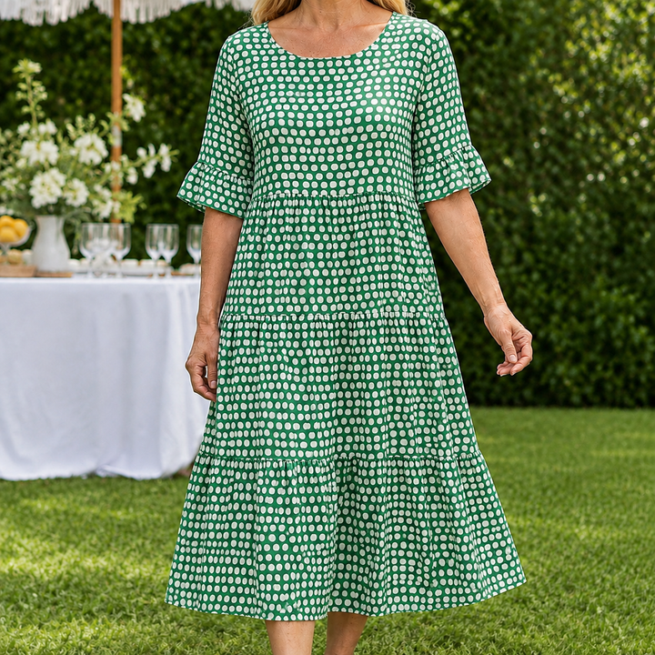 Hazel Tiered Midi Dress