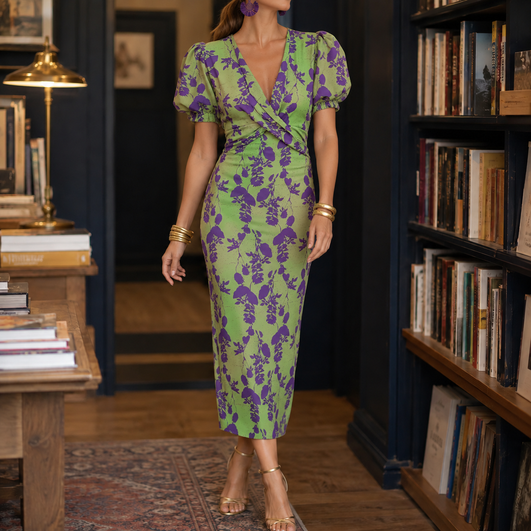 Greta-Mae V-Neck Dress