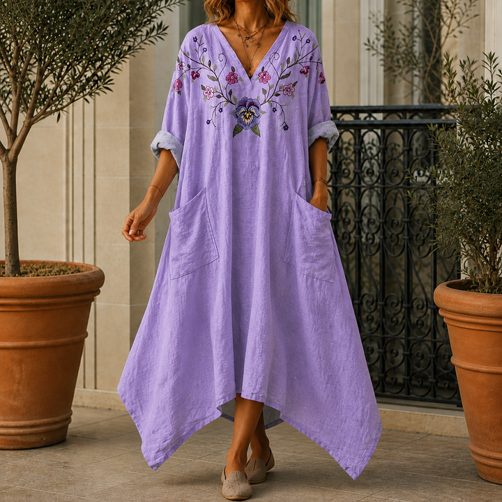 Cosima-Louise Balloon Hem Dress
