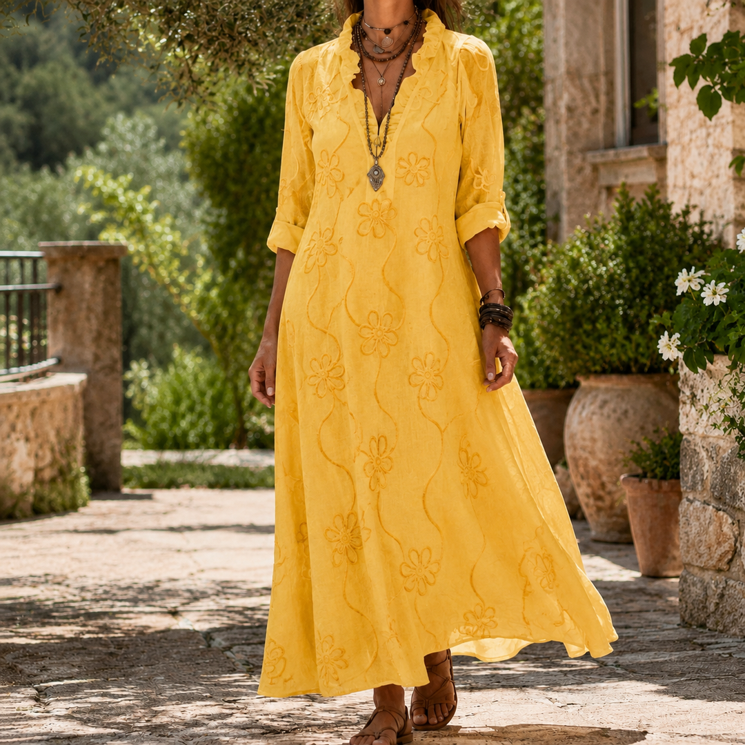 Eloise-Kate Embroidered Maxi Dress