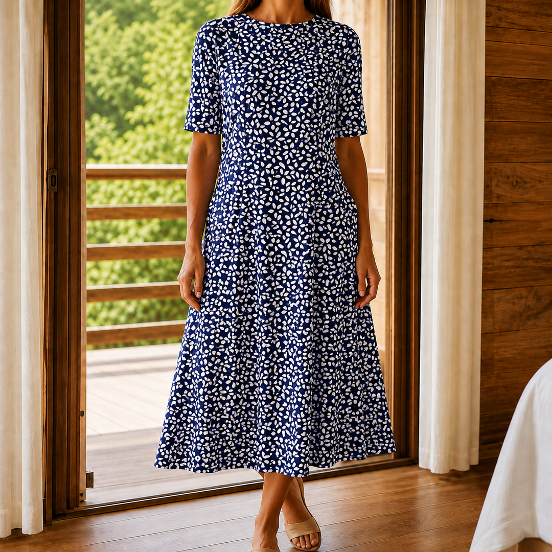 Eva Floral Midi Dress