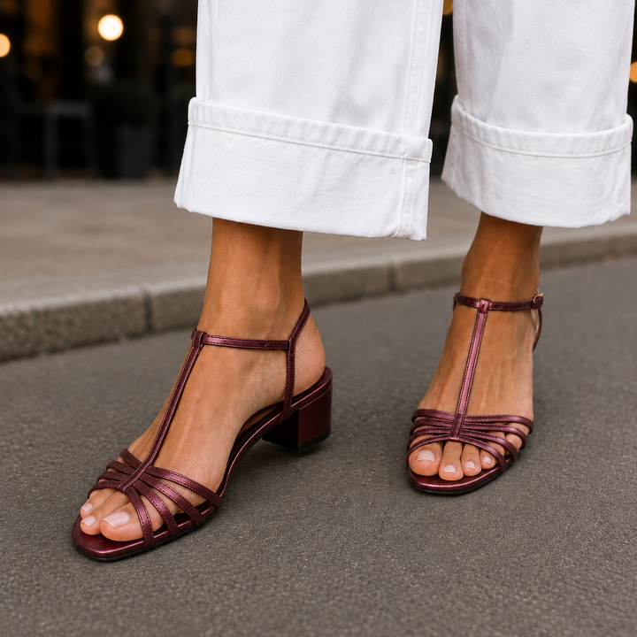 Andrioli T-Bar Sandals