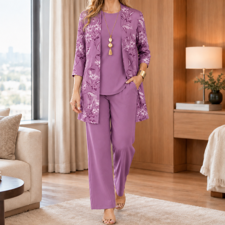 Renata-Marie Relaxed Pants Set