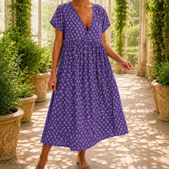 Sabina-Claire Printed Dress
