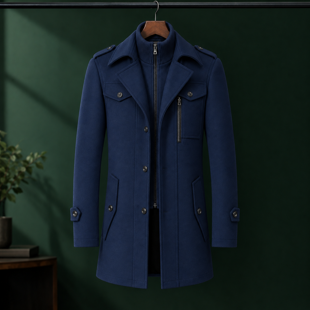 Cuthbert Double Collar Coat