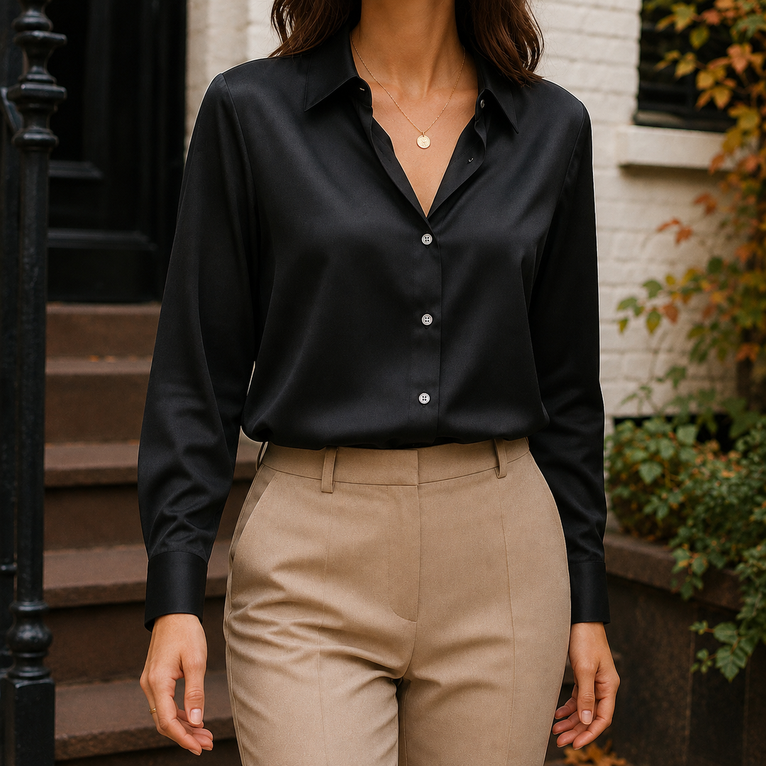 Hallie-Jade Satin Blouse
