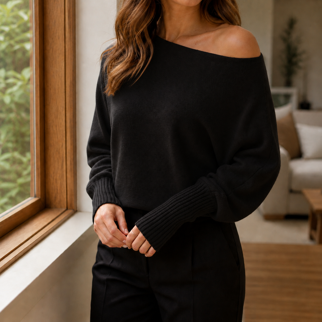 Astrid-Rose Asymmetric Sweater