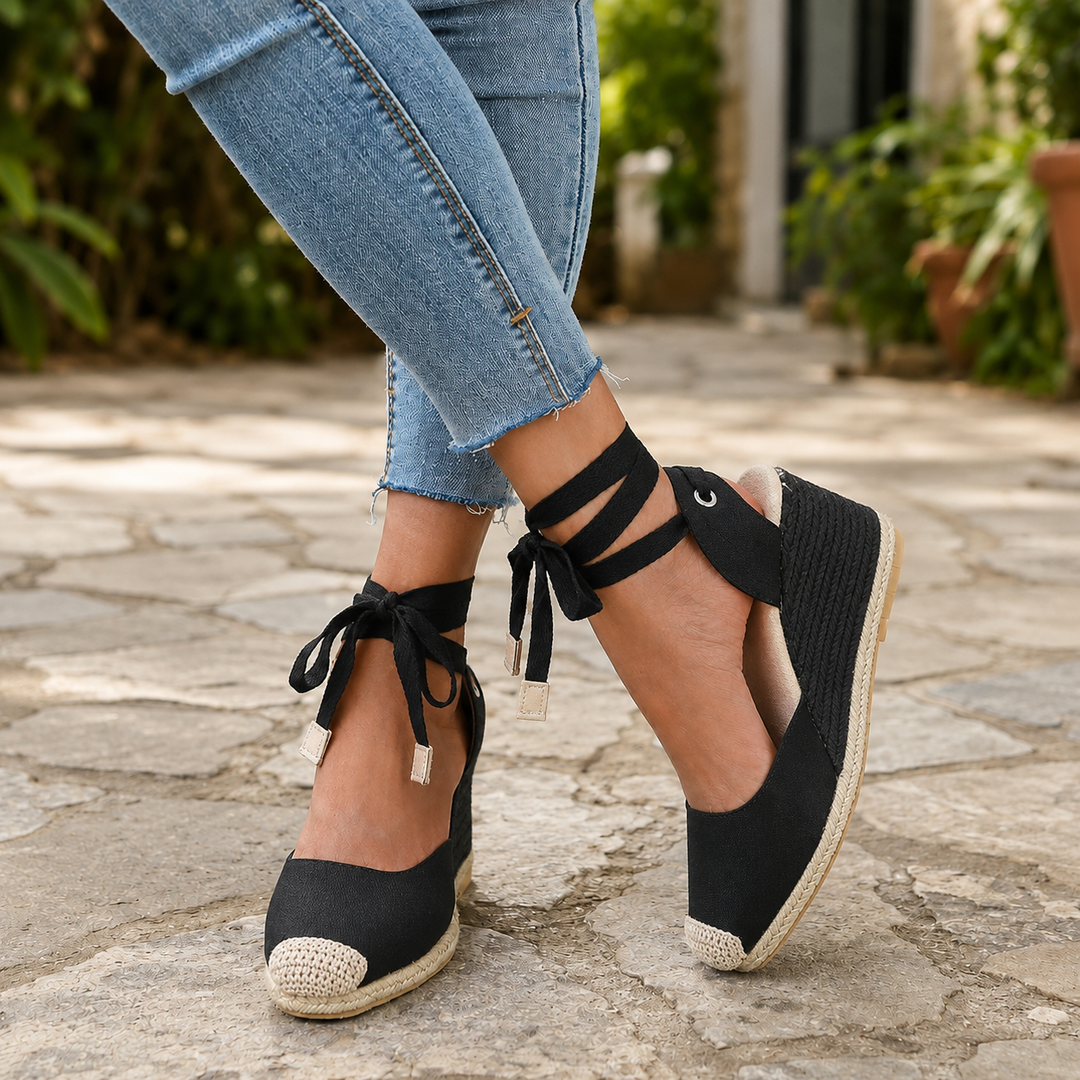 Cardini Lace-Up Wedges