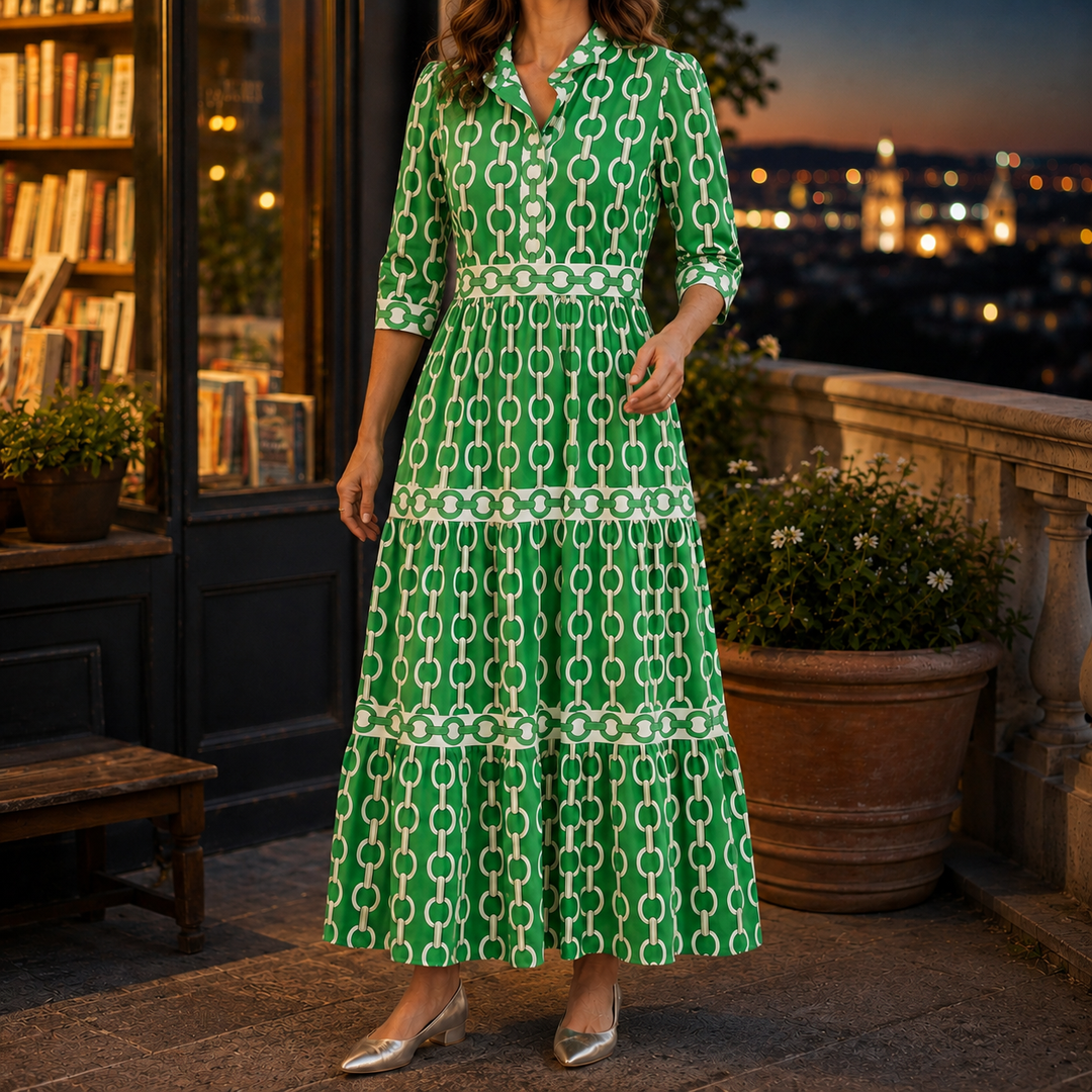 Alba Tiered Maxi Dress