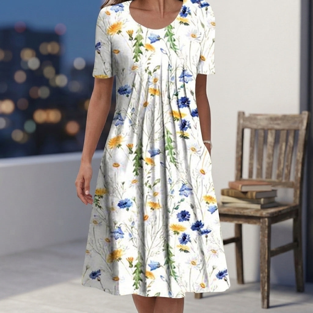 Celeste Gathered Dress