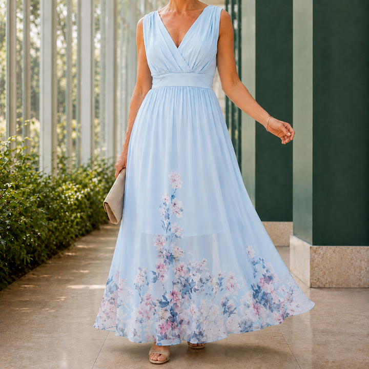 Fleur-Faye Floral Maxi Dress