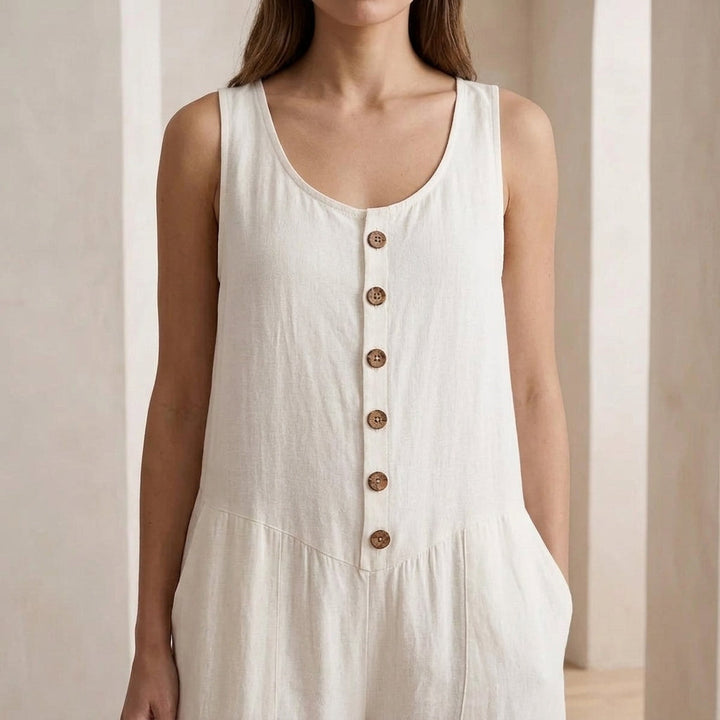 Orla Button Detail Jumpsuit