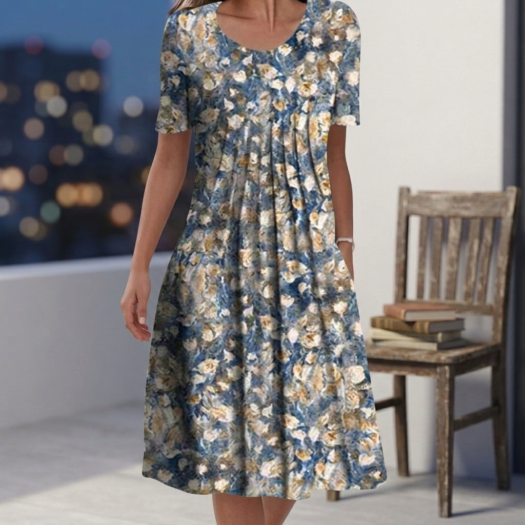 Celeste Gathered Dress