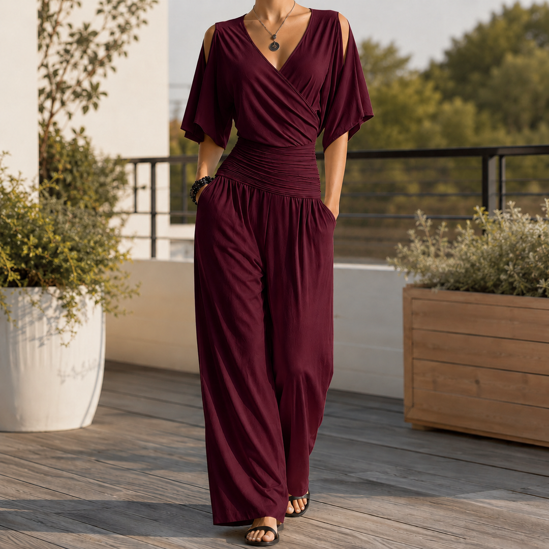 Verity-Grace Wide-Leg Jumpsuit
