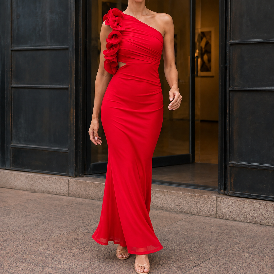 Harriet-Louise One-Shoulder Dress