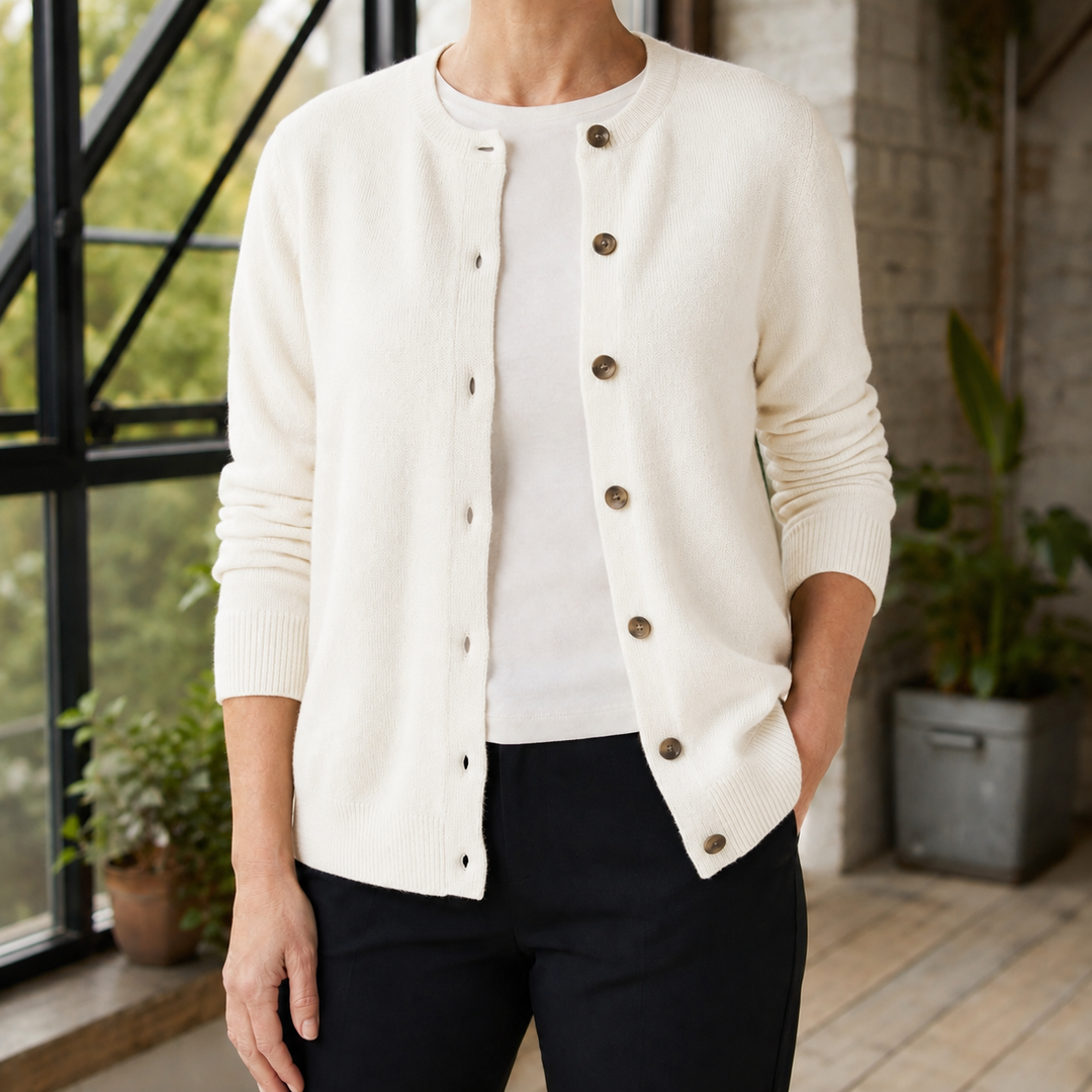 Annabel-Jane Buttoned Cardigan