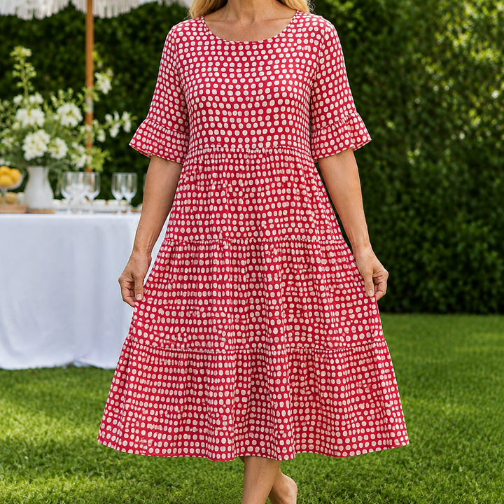 Hazel Tiered Midi Dress
