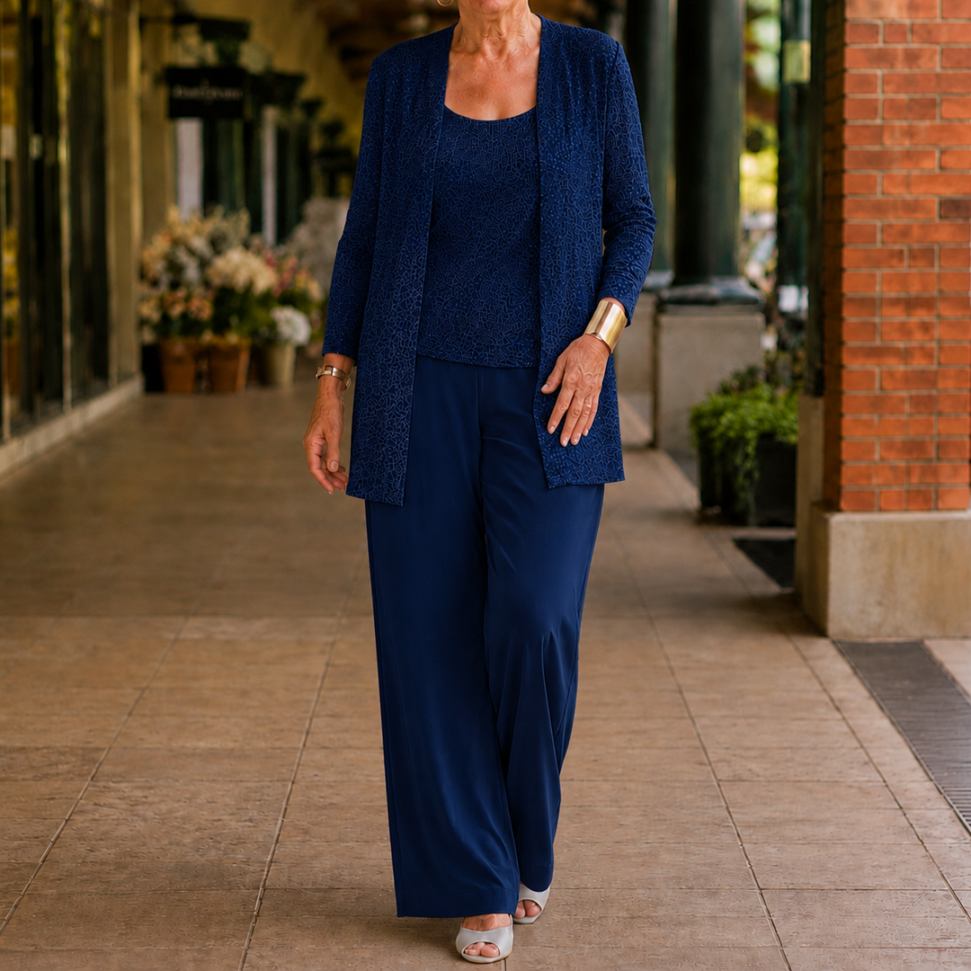 Elowen-Belle Sequined Pant Set