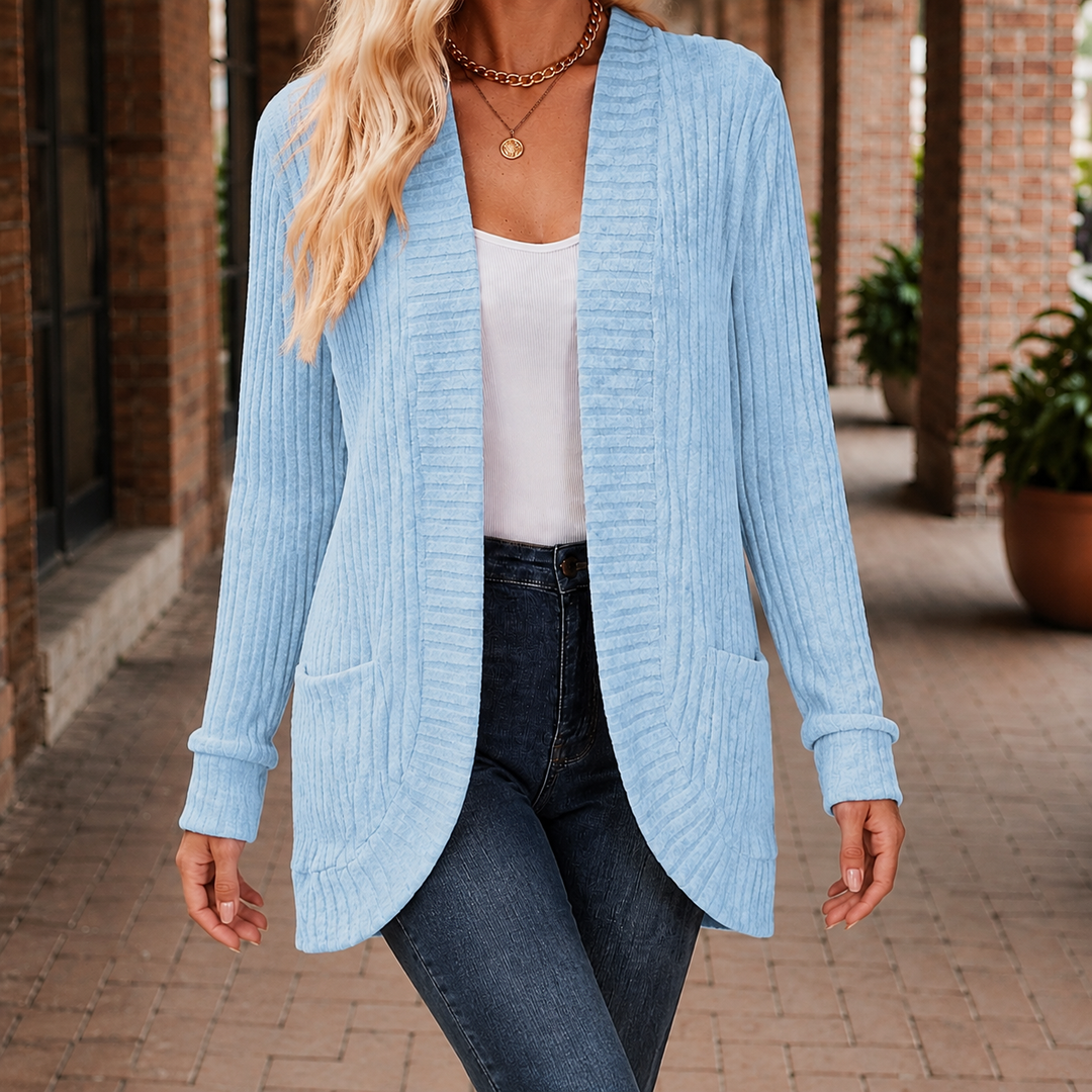 Grace-Kate Ribbed Cardigan