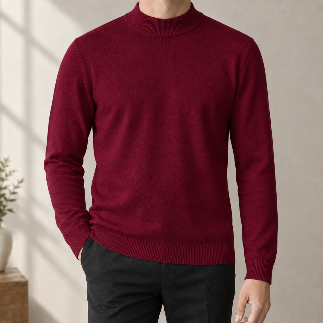 Alphonse Mock Neck Sweater
