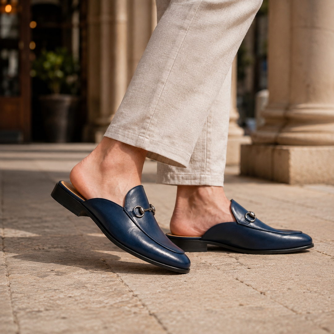 Marcello Leather Mules