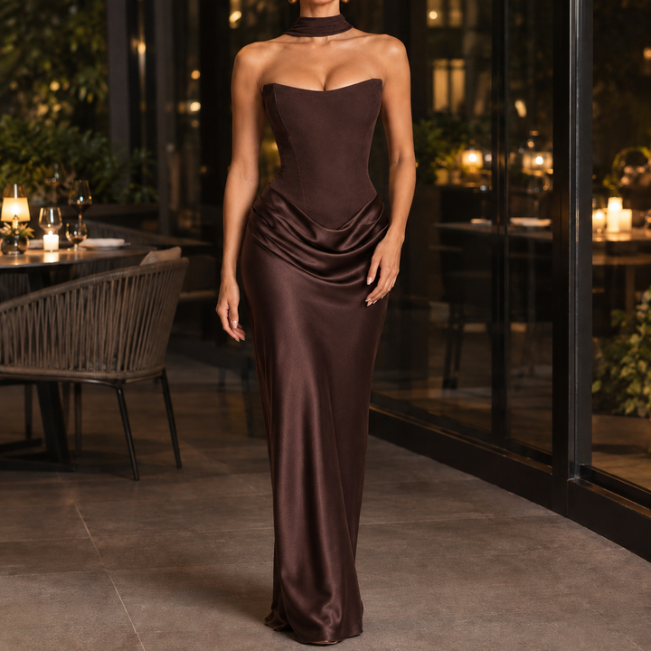 Gwendolen Corset Maxi Dress
