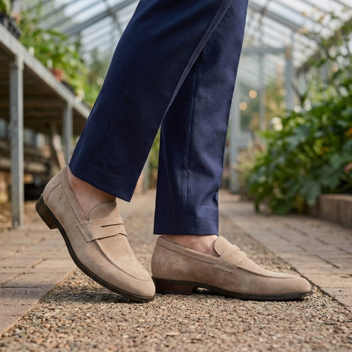 Dario Suede Penny Loafers