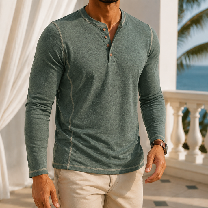 Henry Contrast Henley