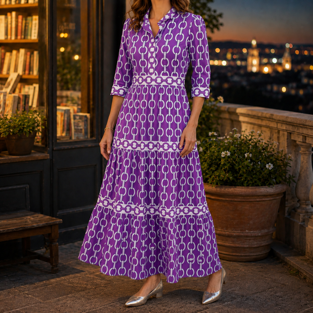 Alba Tiered Maxi Dress