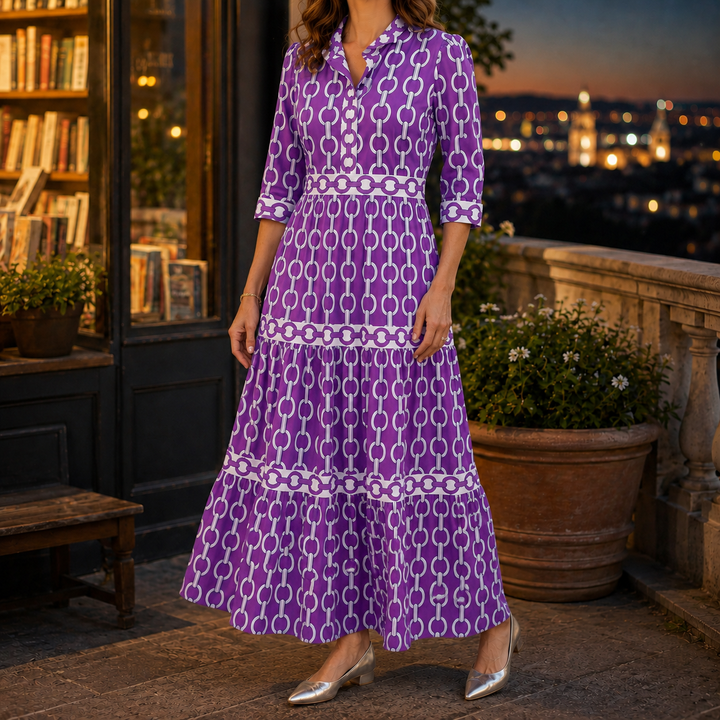 Alba Tiered Maxi Dress