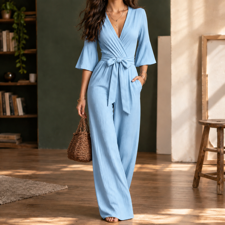 Fernanda Wrap Front Jumpsuit
