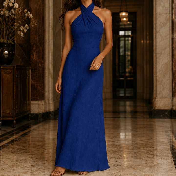 Apolline Halter Maxi Dress